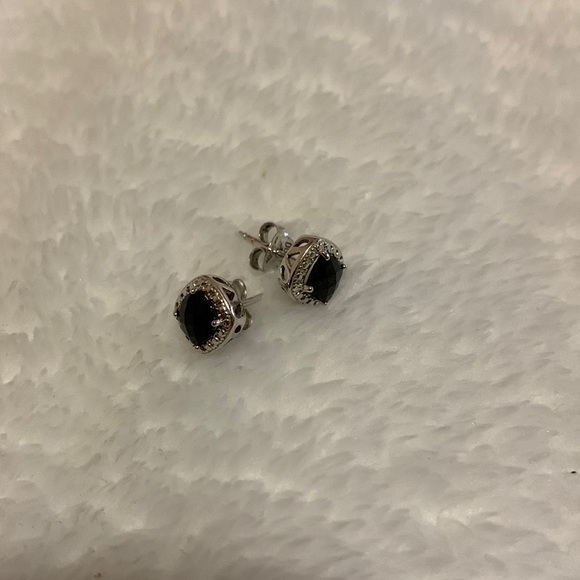 Black sapphire Jewelry set brand new - Picture 2 of 4